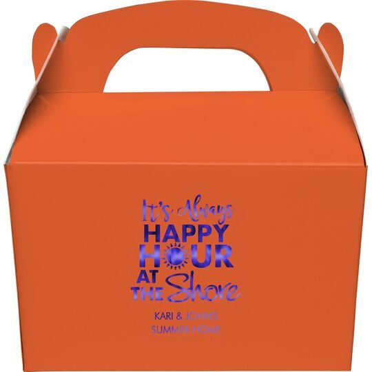 It's Always Happy Hour at the Shore Gable Favor Boxes